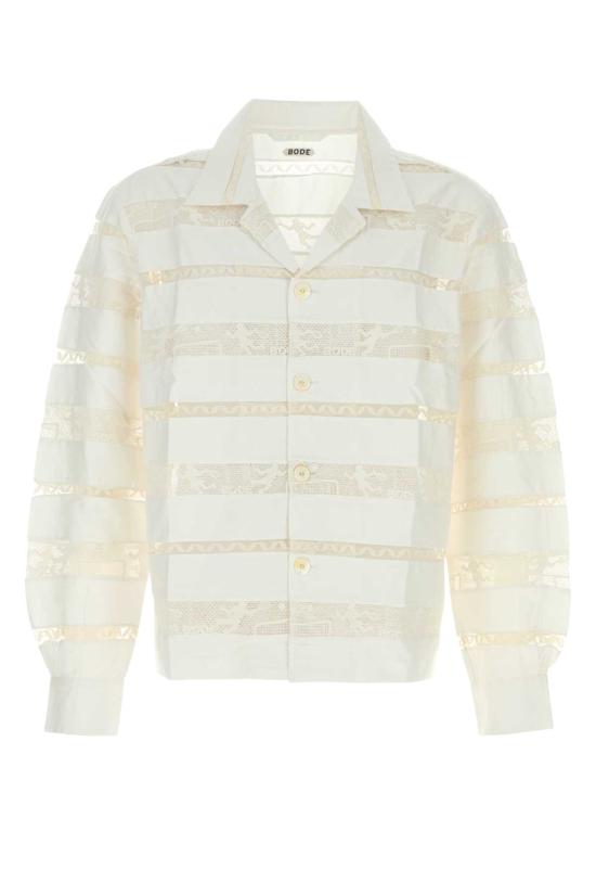 25SS 보디 긴팔 셔츠 MRF24SH040 CREAM WHITE