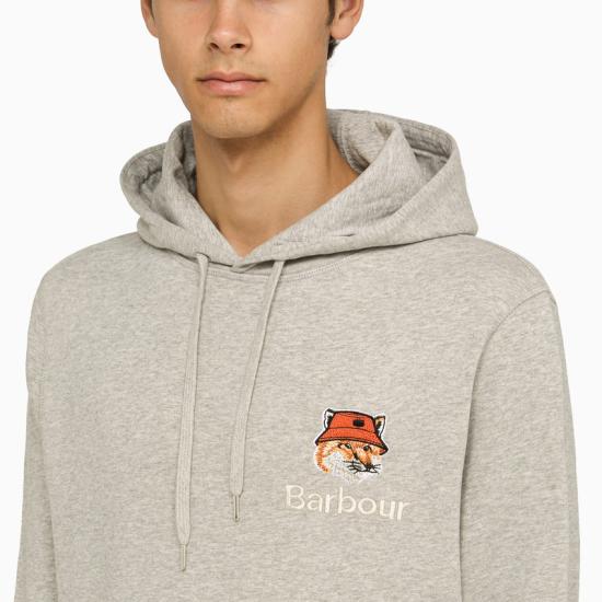  바버 후드 티셔츠 MOL0569MOL GY52 GREYMARL - BARBOUR