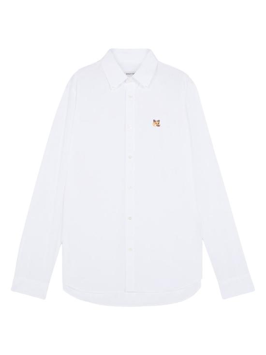 24FW 메종키츠네 긴팔 셔츠 MM00413WC5012 P100 WHITE