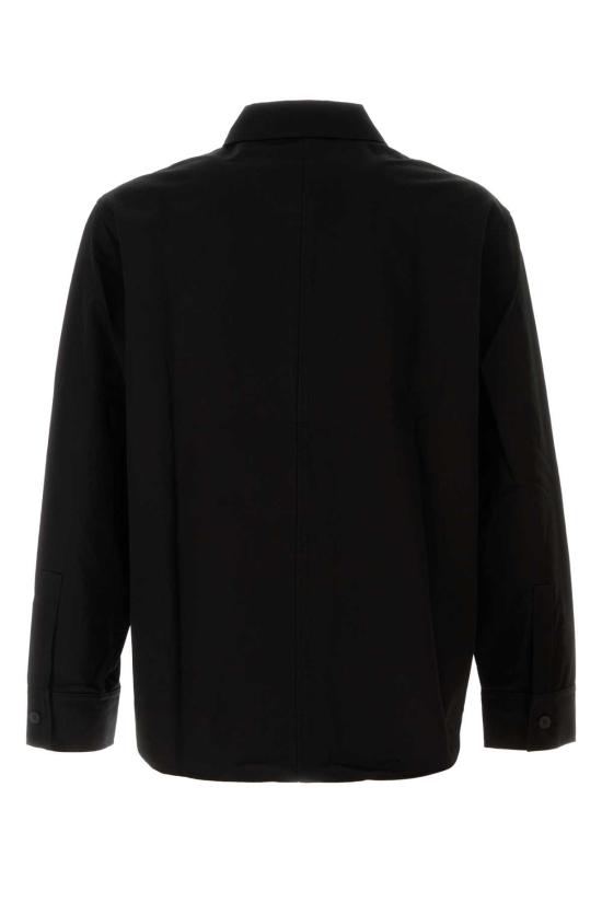 24FW 메종키츠네 긴팔 셔츠 MM00401WW0122 P199 BLACK - MAISON KITSUNE