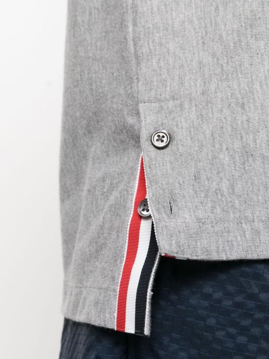 25SS 톰브라운 RWB 스트라이프 티셔츠 MJS252AJ0138 035 GREY - THOM BROWNE