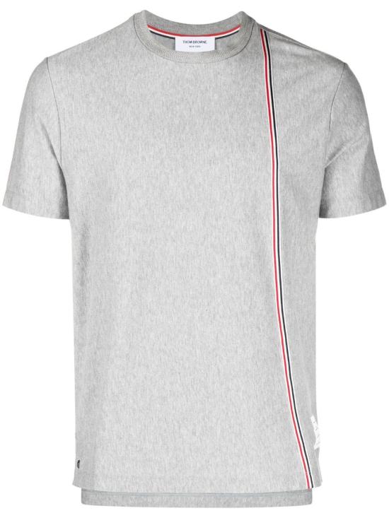 25SS 톰브라운 RWB 스트라이프 티셔츠 MJS252AJ0138 035 GREY
