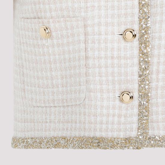 25SS 미우미우 자켓 MH1904SOOO1YQX F0925 AVORIOALBINO - MIU MIU