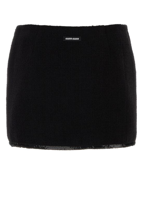 25SS 미우미우 숏 스커트 MG2133SOOO13RL F0002 NERO - MIU MIU