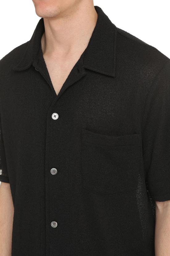 25SS 아워레가시 반팔 셔츠 M2202BB BLACKBOUCLE - OUR LEGACY