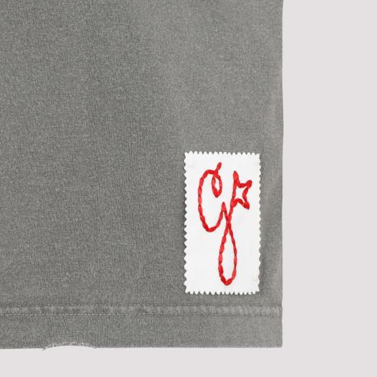 25SS 골든구스 반팔 티셔츠 GMP01220P000671 35479 GREY - GOLDEN GOOSE