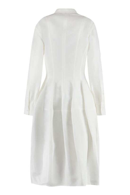 보테가베네타 미디 원피스 725506V2LB0 9071 WHITE - BOTTEGA VENETA