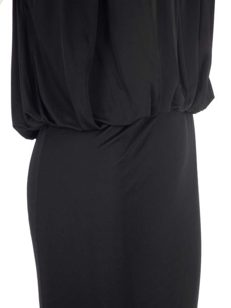  생로랑 롱 원피스 723241Y7F98 1000 BLACK - SAINT LAURENT