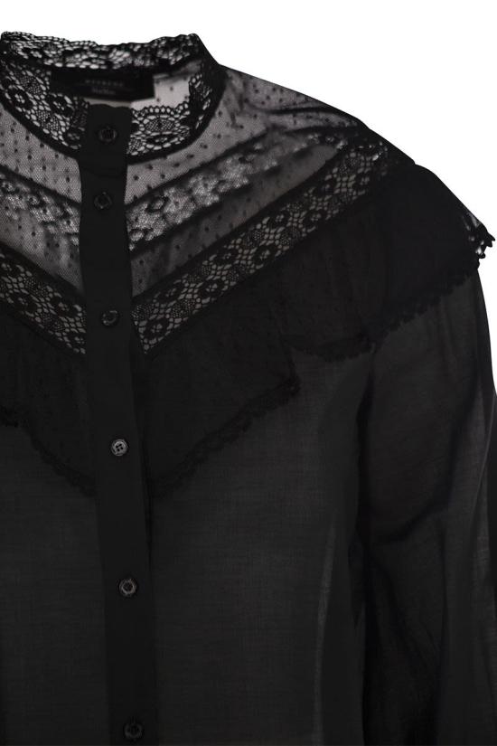 25SS 위켄드막스마라 블라우스 2515111013600 002 BLACK - WEEKEND MAX MARA