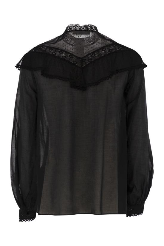 25SS 위켄드막스마라 블라우스 2515111013600 002 BLACK - WEEKEND MAX MARA