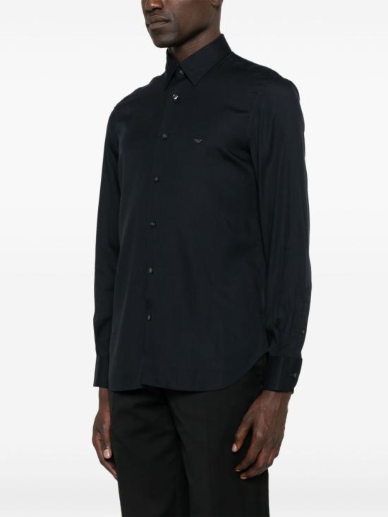 25SS 엠포리오 아르마니 긴팔 셔츠 EM001537AF14214UB118 BLUE - EMPORIO ARMANI