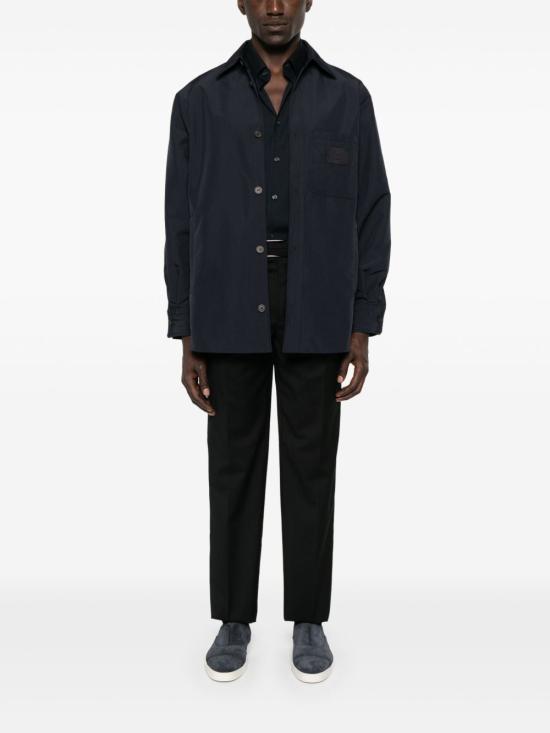 25SS 엠포리오 아르마니 긴팔 셔츠 EM001629AF13770UB118 BLUE - EMPORIO ARMANI