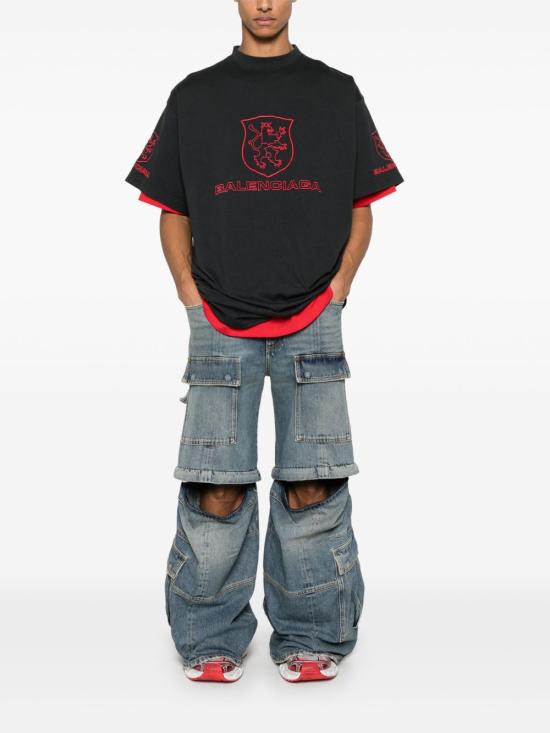 25SS 발렌시아가 스트레이트 팬츠 783694THW254245 BLUE - BALENCIAGA