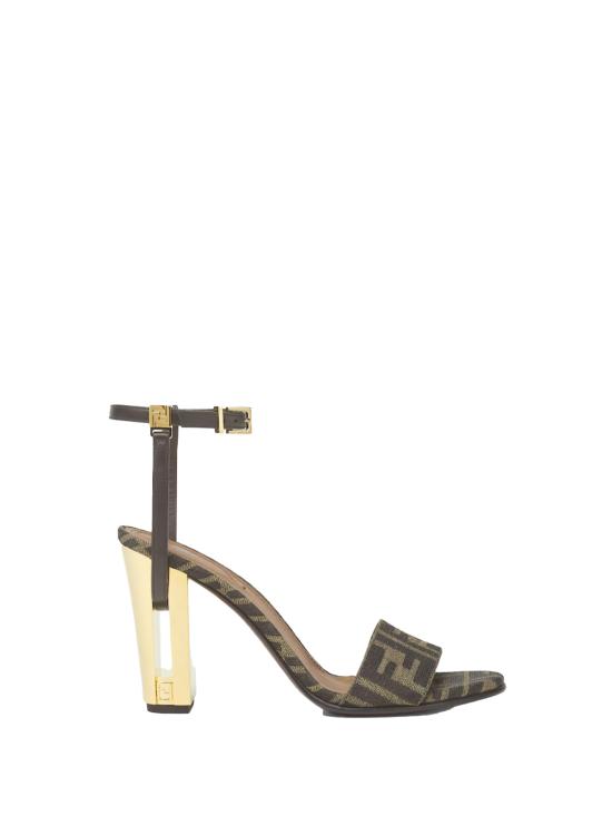 25SS 펜디 샌들 8X8442 AJZFF1D1C TABACCO NERO EBANO