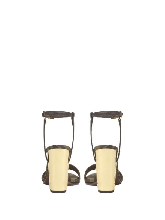 25SS 펜디 샌들 8X8442 AJZFF1D1C TABACCO NERO EBANO - FENDI