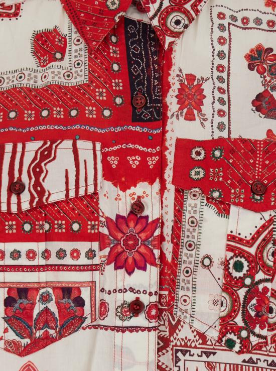 25SS 이자벨마랑에뚜왈 블라우스/셔츠 CH0212FAC1J16ERDEC Red - ISABEL MARANT ETOILE