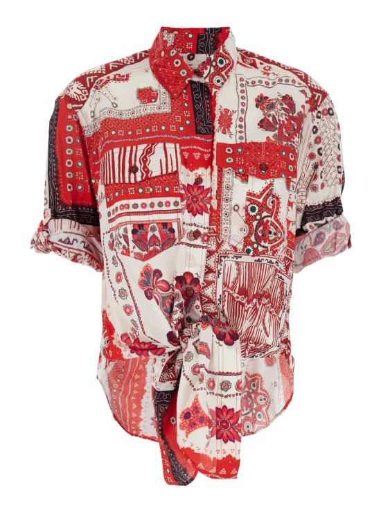 25SS 이자벨마랑에뚜왈 블라우스/셔츠 CH0212FAC1J16ERDEC Red