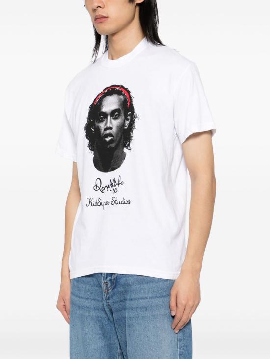 25SS 키드슈퍼 반팔 티셔츠 TEE25 RONALDINHOWHITE White - KIDSUPER