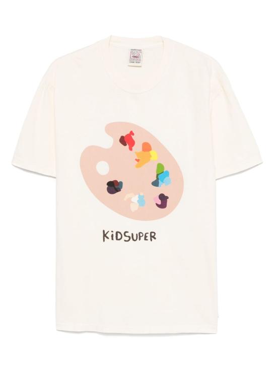 25SS 키드슈퍼 반팔 티셔츠 TEE16 PAINTERCREAM Beige