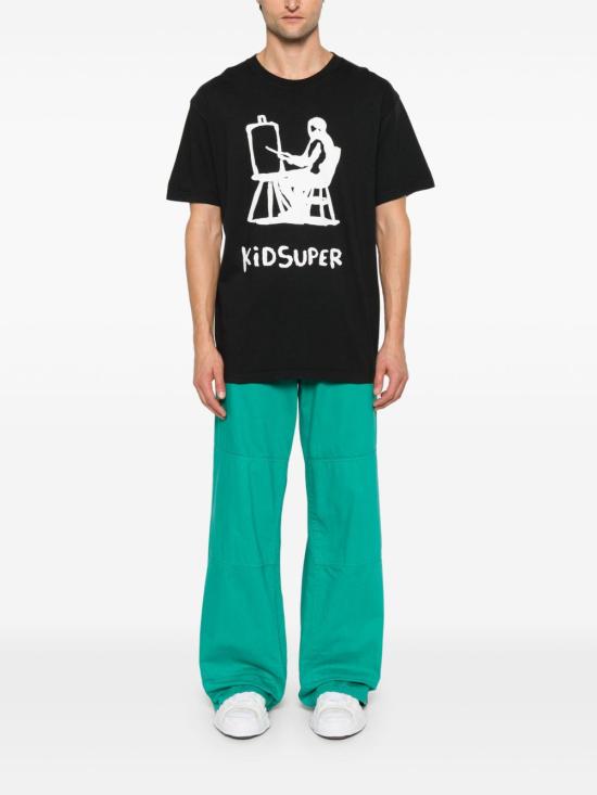 25SS 키드슈퍼 반팔 티셔츠 TEE13 PAINTERBLACK Black - KIDSUPER