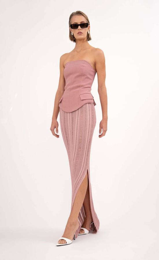  논살란트 레이블 민소매 티셔츠 무심한 라벨 조지아  모브 - NONCHALANT LABEL