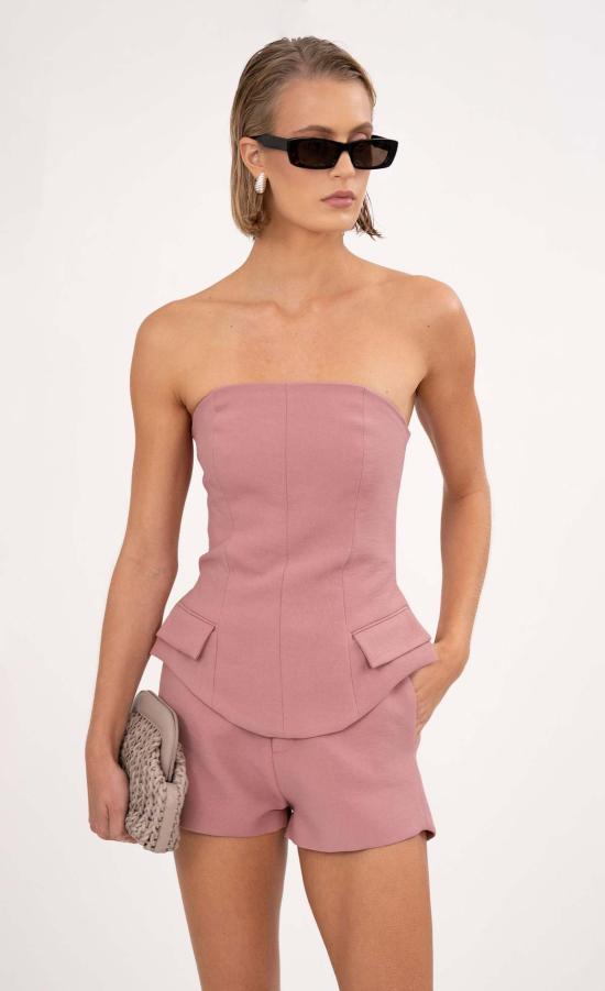  논살란트 레이블 민소매 티셔츠 무심한 라벨 조지아  모브