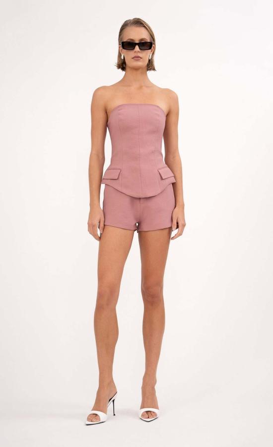  논살란트 레이블 민소매 티셔츠 무심한 라벨 조지아  모브 - NONCHALANT LABEL