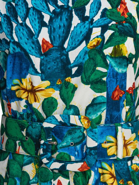 25SS 사만다 성 원피스 RACHELCACTUSWHITEAQUA - SAMANTHA SUNG