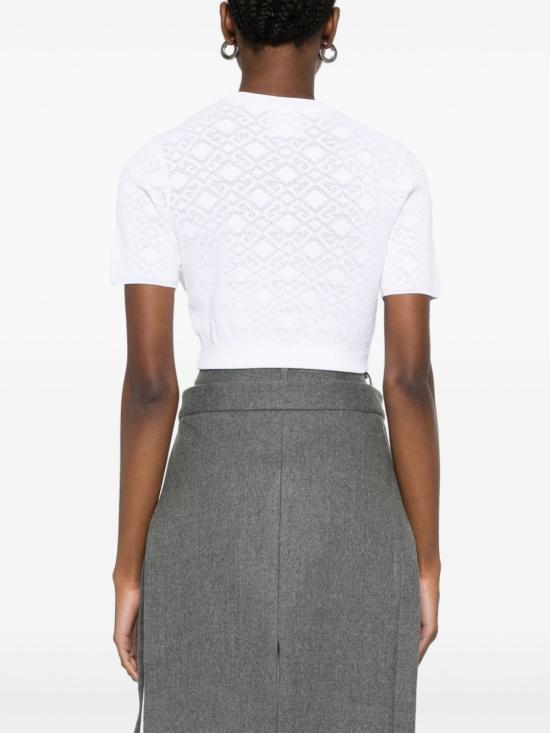 25SS 지방시 스웨터 BW90TT4ZPN 100 White - GIVENCHY