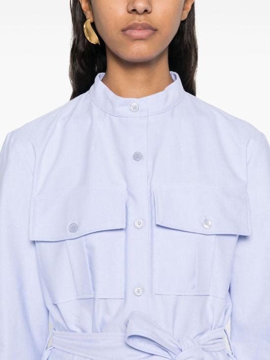 25SS 지방시 미디 원피스 BW22AYG1ZE 453 Blue - GIVENCHY