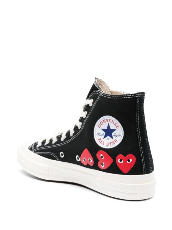 25SS 꼼데가르송 플레이 X 컨버스 스니커즈 AZK127 BLACK Black - COMME DES GARCONS PLAY CONVERSE
