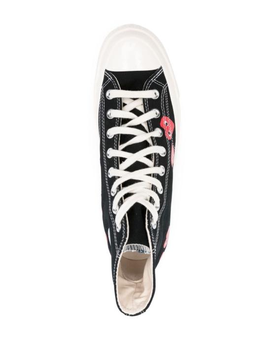 25SS 꼼데가르송 플레이 X 컨버스 스니커즈 AZK127 BLACK Black - COMME DES GARCONS PLAY CONVERSE
