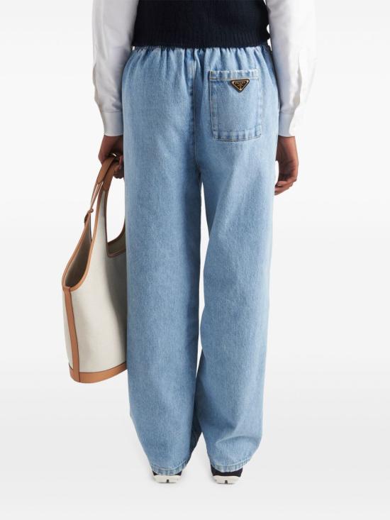  프라다 스트레이트 팬츠 GFP509 14CCF0BAU Blue - PRADA