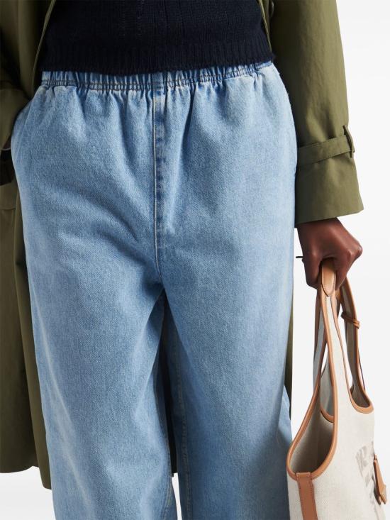  프라다 스트레이트 팬츠 GFP509 14CCF0BAU Blue - PRADA