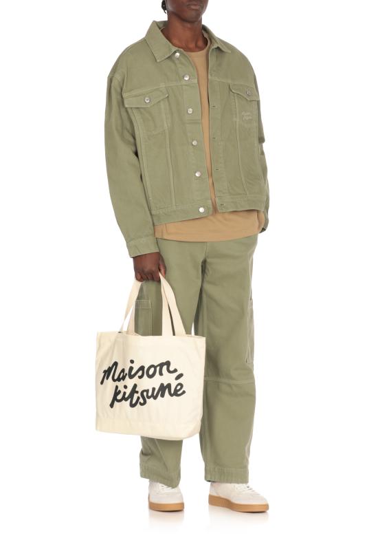 25SS 메종키츠네 가방 OW05124 WW9042P700 Ivory - MAISON KITSUNE