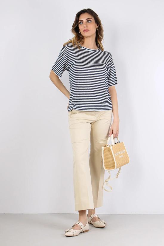 25SS 위켄드막스마라 블라우스 2515941032600 010 Ecr blu - WEEKEND MAX MARA