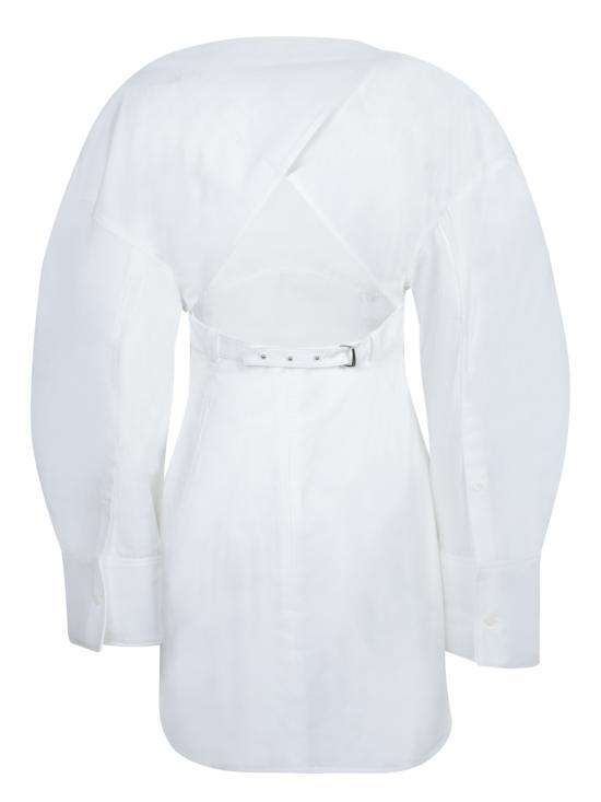 25SS 자크뮈스 숏 원피스 243DR199 1520 100 White - JACQUEMUS