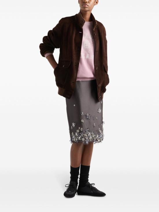 25SS 프라다 긴팔 티셔츠 134714 16VZF0203 Pink - PRADA