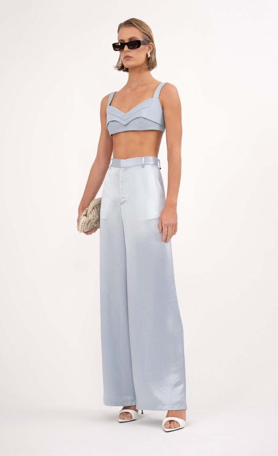  논살란트 레이블 스트레이트 팬츠 논샬란트 라벨 에스메  스카이 블루 - NONCHALANT LABEL