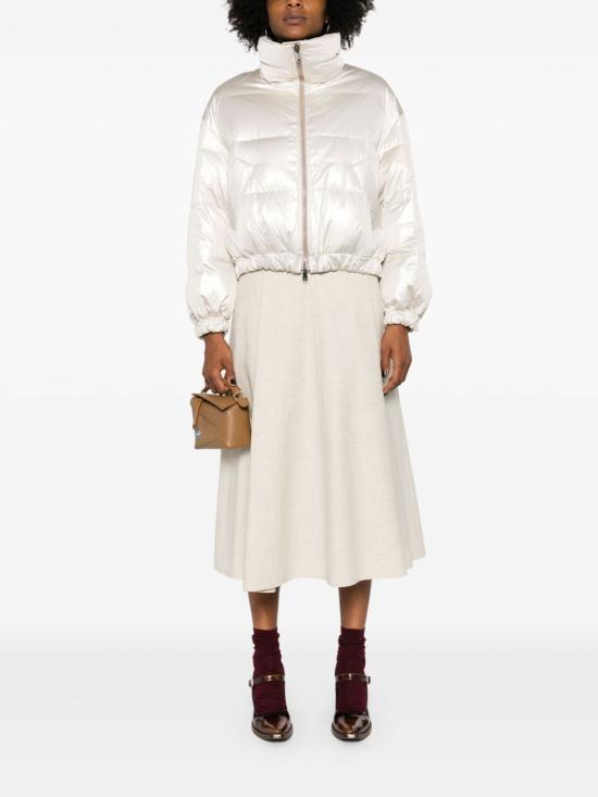 24FW 브루넬로 쿠치넬리 패딩 ML1597927 C130 White - BRUNELLO CUCINELLI