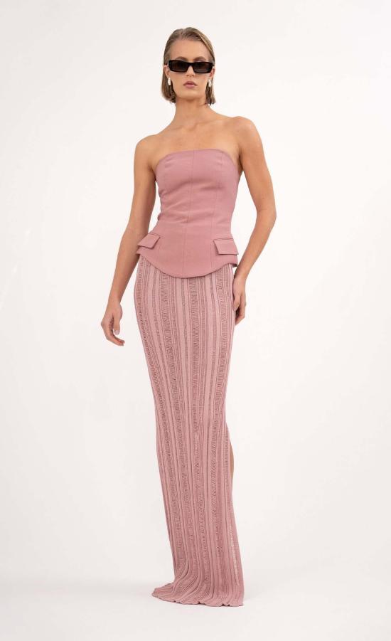  논살란트 레이블 숏 스커트 무심한 라벨 릴라 스커트 모브 - NONCHALANT LABEL