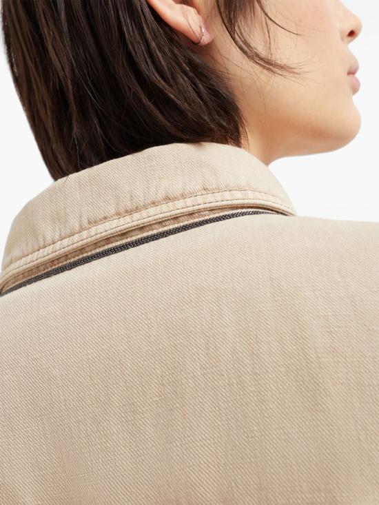 25SS 브루넬로 쿠치넬리 셔츠 ML996FX716 C2910 Beige - BRUNELLO CUCINELLI
