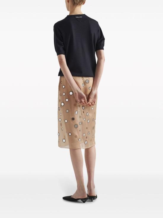 24FW 프라다 반팔 티셔츠 P24D2Q 10LJF0008 Blue - PRADA