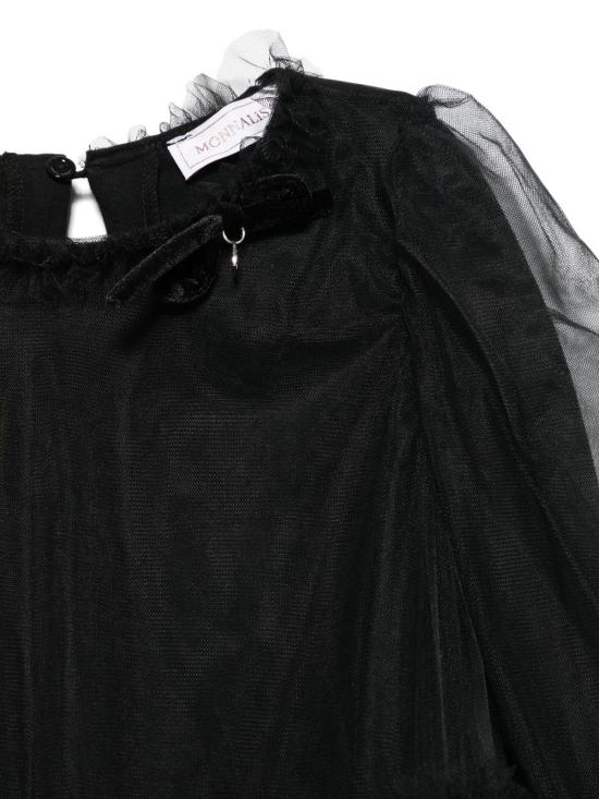 24FW [키즈] 모나리자 원피스 17D900 T99450050 Black - MONNALISA