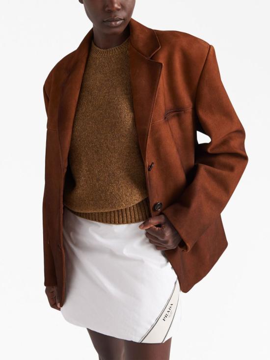 24FW 프라다 긴팔 티셔츠 P24A3Z 13XAF0393 Green - PRADA