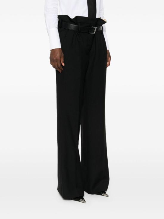 24FW 프라다 스트레이트 팬츠 P242IK 15GJF0002 Black - PRADA