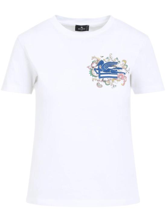 25SS 에트로 반팔 티셔츠 WRMA0006 AK788W0111 White