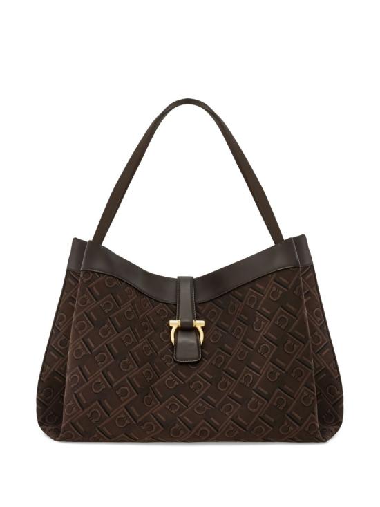 24FW 살바토레 페라가모 숄더백 TOTE M 0777395ESPRESSO TESTA DI MORO Brown - SALVATORE FERRAGAMO