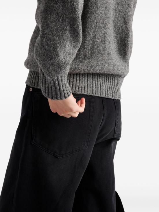 25SS 프라다 스트레이트 팬츠 GFP519 148JF0557 Black - PRADA