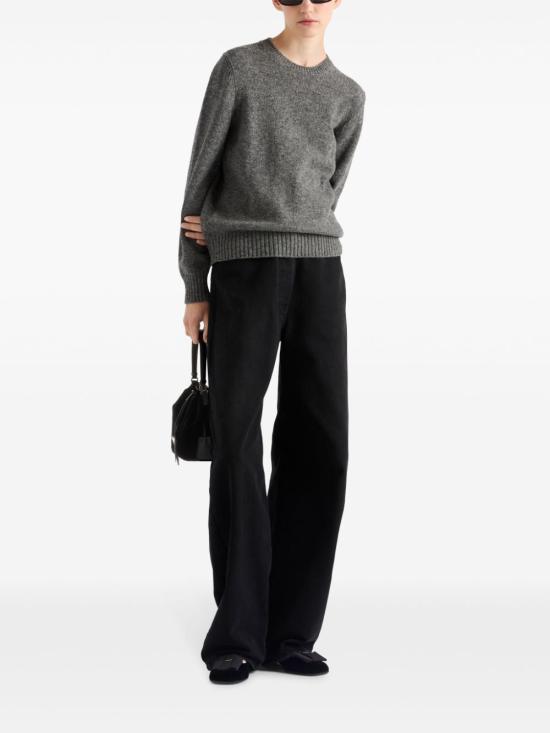 25SS 프라다 스트레이트 팬츠 GFP519 148JF0557 Black - PRADA